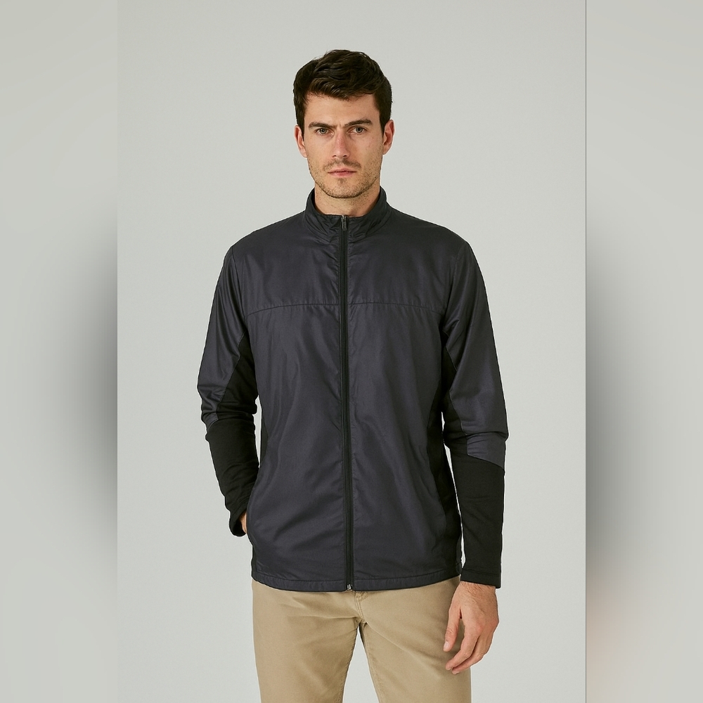 Under Armour Windbreaker Jacket Lightweight Athletic Full Zip Running Gym Black